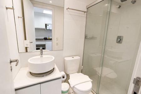Studio para alugar com 20m², 1 quarto e sem vaga Studio para alugar com 20m², 1 quarto e sem vagaBanheiro