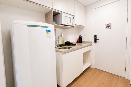 Studio para alugar com 20m², 1 quarto e sem vaga Studio para alugar com 20m², 1 quarto e sem vagaCozinha