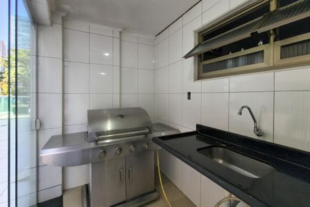 Área comum - Churrasqueira de apartamento para alugar com 3 quartos, 240m² em Canto do Forte, Praia Grande