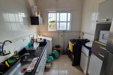 Cozinha de casa de condomínio para alugar com 1 quarto, 60m² em Parque das Americas, Praia Grande
