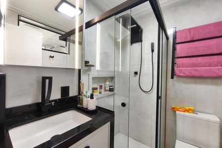 Banheiro de apartamento para alugar com 1 quarto, 70m² em Jardim Miranda, Campinas