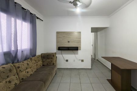 Sala de apartamento para alugar com 1 quarto, 40m² em Cidade Ocian, Praia Grande