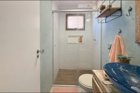 Banheiro de apartamento à venda com 2 quartos, 69m² em Vila Dom Pedro I, São Paulo