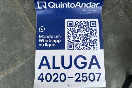 Plaquinha Instalada de casa para alugar com 2 quartos, 125m² em Santa Branca, Belo Horizonte