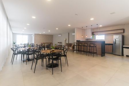 Área comum - Salão de festas de apartamento para alugar com 2 quartos, 57m² em Vila Oliveira, Mogi das Cruzes