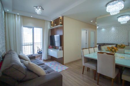 Sala de apartamento para alugar com 2 quartos, 56m² em Jardim São Carlos, Sorocaba