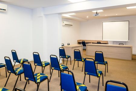 Sala de reunião de apartamento à venda com 1 quarto, 35m² em Campo Grande, Rio de Janeiro