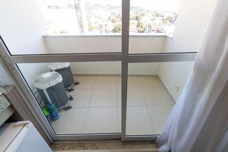 Varanda de apartamento à venda com 1 quarto, 35m² em Campo Grande, Rio de Janeiro