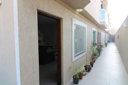 Casa de condomínio à venda com 68m², 2 quartos e 1 vagafachada da casa