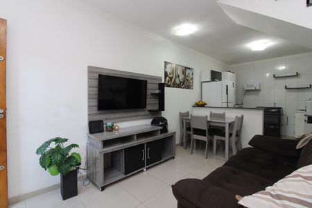 Sala de casa de condomínio à venda com 2 quartos, 68m² em Parque Boturussu, São Paulo