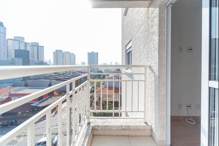 Varanda da Sala de apartamento para alugar com 2 quartos, 50m² em Vila Leopoldina, Santo André