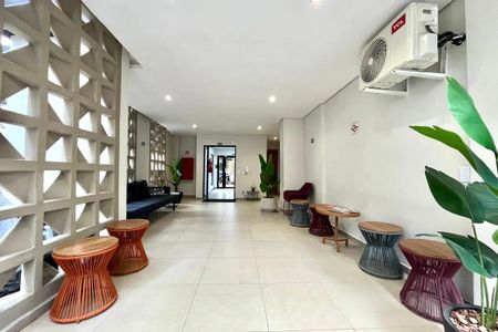 Apartamento para alugar com 36m², 2 quartos e sem vaga Apartamento para alugar com 36m², 2 quartos e sem vagaHall social