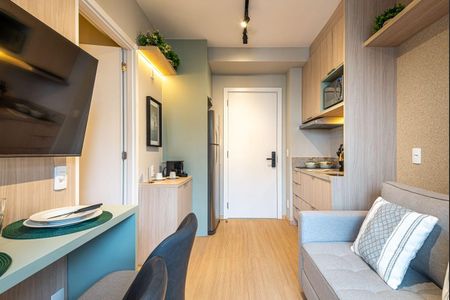 Apartamento para alugar com 25m², 1 quarto e 1 vaga Apartamento para alugar com 25m², 1 quarto e 1 vagaSala / Quarto