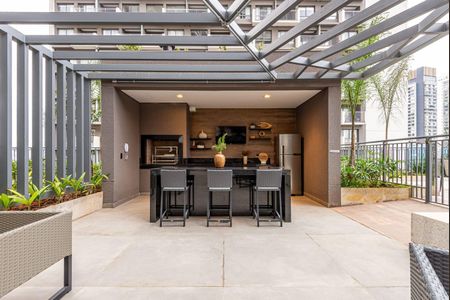 Apartamento para alugar com 25m², 1 quarto e 1 vaga Apartamento para alugar com 25m², 1 quarto e 1 vagaÁrea Gourmet