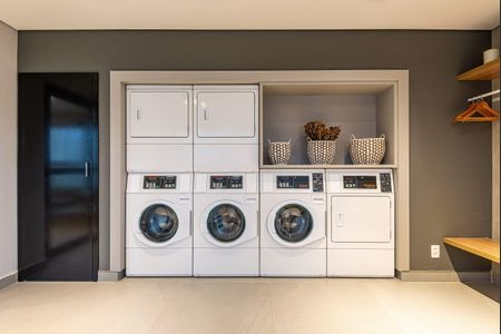 Apartamento para alugar com 25m², 1 quarto e 1 vaga Apartamento para alugar com 25m², 1 quarto e 1 vagaLavanderia