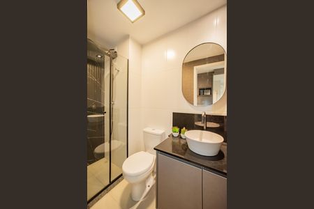 Studio para alugar com 30m², 1 quarto e sem vaga Studio para alugar com 30m², 1 quarto e sem vagaBanheiro