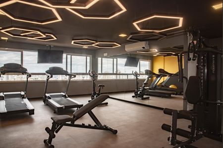 Studio para alugar com 30m², 1 quarto e sem vaga Studio para alugar com 30m², 1 quarto e sem vagaÁrea comum - Academia