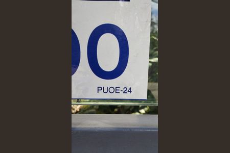 placa instalada PUOE-24 de apartamento à venda com 3 quartos, 78m² em Estoril, Belo Horizonte