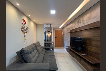 Sala de apartamento para alugar com 2 quartos, 47m² em Cabral, Contagem