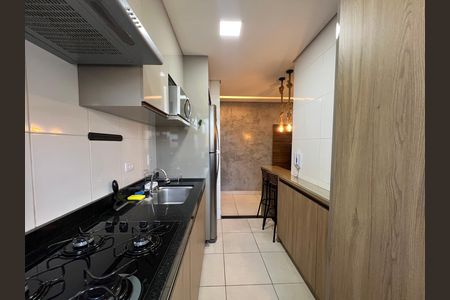 Cozinha de apartamento para alugar com 2 quartos, 47m² em Cabral, Contagem