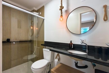 Apartamento para alugar com 83m², 2 quartos e 2 vagas Apartamento para alugar com 83m², 2 quartos e 2 vagasBanheiro da Suíte 1