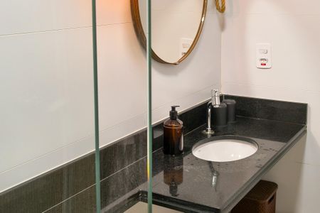 Apartamento para alugar com 83m², 2 quartos e 2 vagas Apartamento para alugar com 83m², 2 quartos e 2 vagasBanheiro da Suíte 1