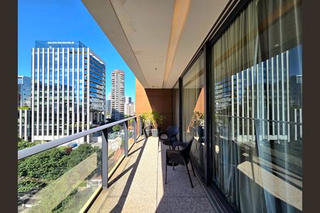 Studio para alugar com 65m², 1 quarto e 2 vagas Studio para alugar com 65m², 1 quarto e 2 vagasVaranda