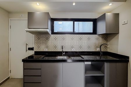 Studio para alugar com 38m², 1 quarto e sem vaga Studio para alugar com 38m², 1 quarto e sem vagaCozinha