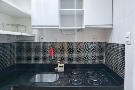 Cozinha de kitnet/studio para alugar com 1 quarto, 18m² em Centro, Rio de Janeiro