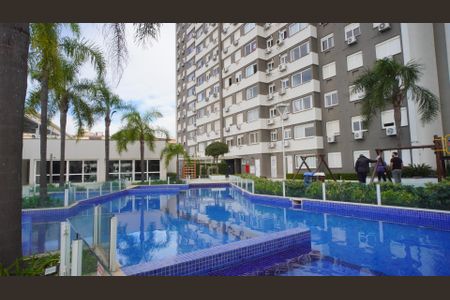 Área comum - Piscina de apartamento à venda com 3 quartos, 72m² em São João, Porto Alegre