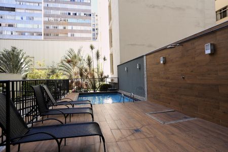 Área comum - Piscina de apartamento para alugar com 1 quarto, 77m² em Centro, Belo Horizonte