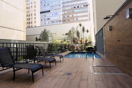 Área comum - Piscina de apartamento para alugar com 1 quarto, 77m² em Centro, Belo Horizonte