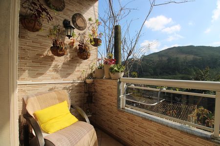 Sala - Varanda de casa de condomínio à venda com 5 quartos, 340m² em Tanque, Rio de Janeiro