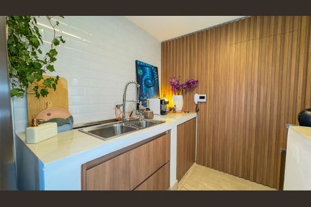 Sala e Cozinha de casa para alugar com 2 quartos, 120m² em Brooklin, São Paulo