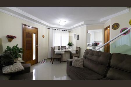 Sala de casa de condomínio para alugar com 3 quartos, 131m² em Vila Matilde, São Paulo