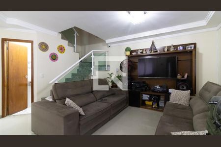 Sala de casa de condomínio para alugar com 3 quartos, 131m² em Vila Matilde, São Paulo