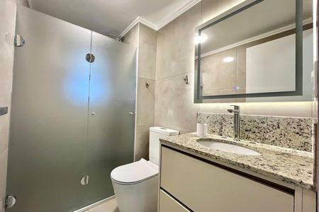 Apartamento à venda com 123m², 3 quartos e 2 vagasBanheiro da Suíte