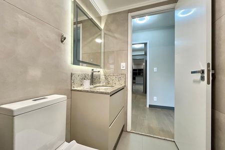 Apartamento à venda com 123m², 3 quartos e 2 vagasBanheiro da Suíte