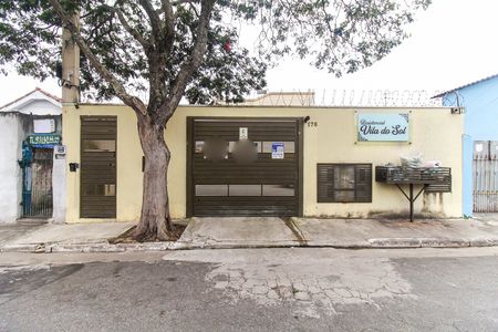 Fachada + Placa de casa de condomínio à venda com 2 quartos, 68m² em Cidade Nitro Operária, São Paulo