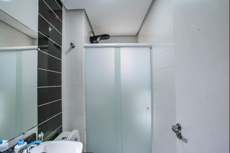 Banheiro da Suíte de apartamento à venda com 3 quartos, 100m² em Vila Santa Teresa, Santo André