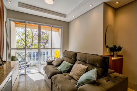 Sala de apartamento à venda com 3 quartos, 100m² em Vila Santa Teresa, Santo André