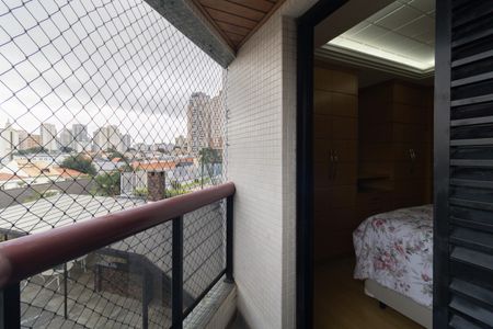Varanda da Suíte de apartamento à venda com 3 quartos, 126m² em Bosque da Saúde, São Paulo