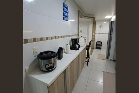 Cozinha de apartamento para alugar com 2 quartos, 80m² em Aviação, Praia Grande