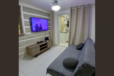 Sala de apartamento para alugar com 2 quartos, 80m² em Aviação, Praia Grande