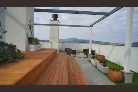 Studio para alugar com 36m², 1 quarto e 1 vagaRooftop 