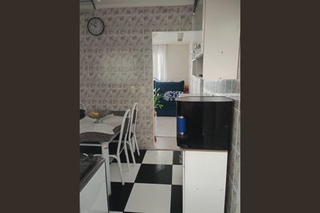 Cozinha de casa de condomínio à venda com 2 quartos, 50m² em Vila João Ramalho, Santo André