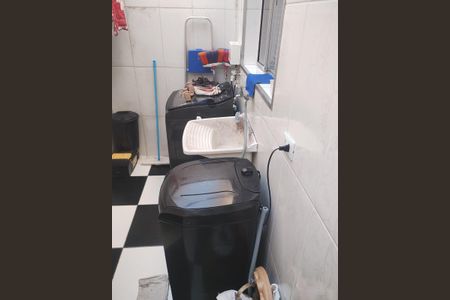 Área de serviço de casa de condomínio à venda com 2 quartos, 50m² em Vila João Ramalho, Santo André