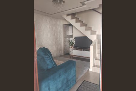 Sala de casa de condomínio à venda com 2 quartos, 50m² em Vila João Ramalho, Santo André