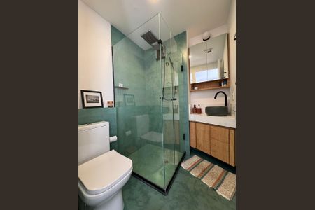 Banheiro 1 de apartamento para alugar com 1 quarto, 26m² em Vila Buarque, São Paulo