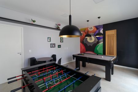 Apartamento para alugar com 49m², 2 quartos e 1 vaga Apartamento para alugar com 49m², 2 quartos e 1 vagaÁrea comum - Salão de jogos